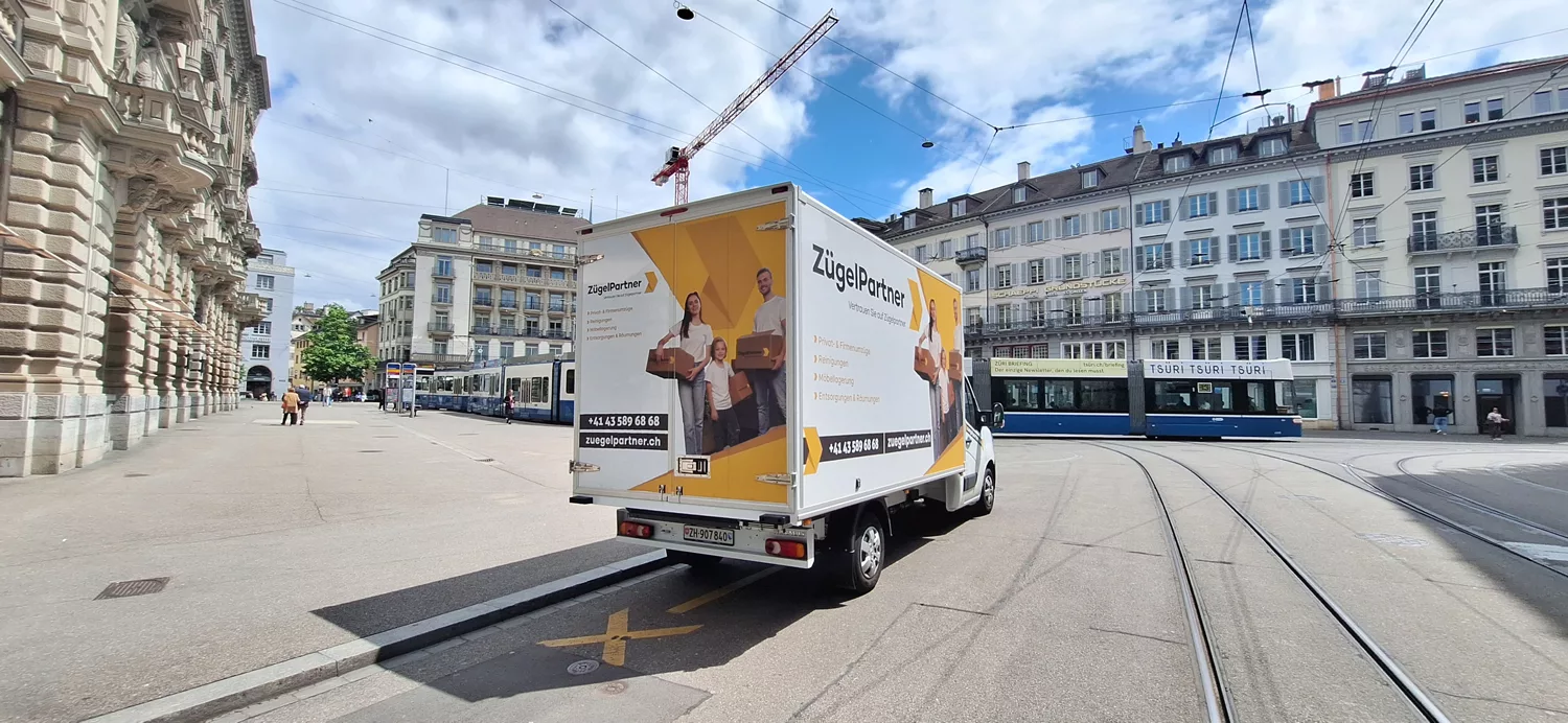 Perfekte Logistik für Ihren Transport: ZügelPartner plant alle Details des Umzugs