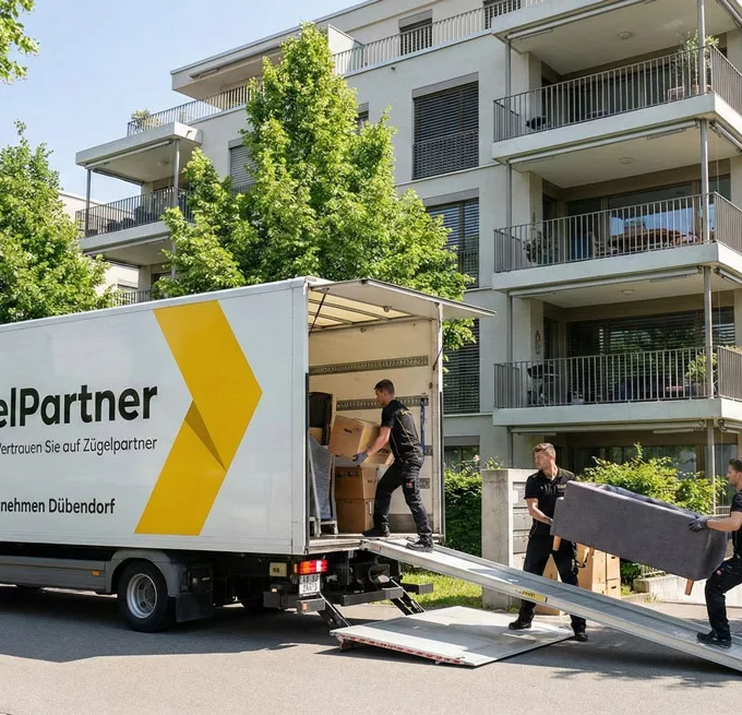 Professionelles Zügelunternehmen Dübendorf im Einsatz