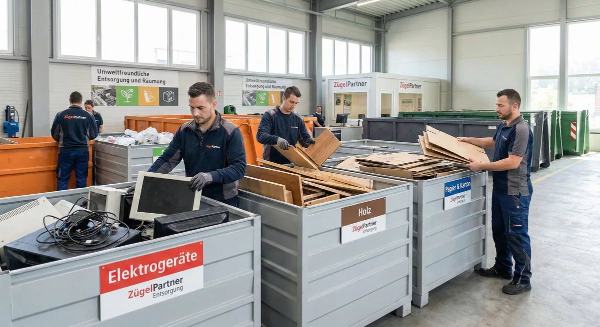 Umweltfreundliche Entsorgung und Räumung in Dübendorf Umweltfreundliche Entsorgung und Räumung in Dübendorf